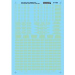 Micro Scale 87-1083 HO Scale - Union Pacific Passenger Car - Postal Coach - Green Scheme Decals