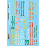 Micro Scale 60-1118 N Scale - Christmas Decals (Greetings of the Season) Decals