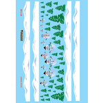 Micro Scale 60-1120 N Scale - Christmas Decals (Snowman Scenes) Decals
