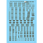 Micro Scale 60-1122 N Scale - Data Boxcar Door Markings - Black Decals