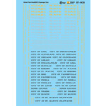 Micro Scale 60-1435 N Scale - Nickel Plate Road (NKP) Heavyweight & Streamlined Passenger Cars Decals