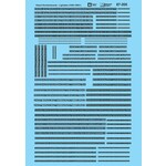 Micro Scale 60-205 N Scale - Numberboards Steam or Diesel - Lightable Decals