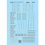 Micro Scale 60-630  N Scale - UP Passenger Red with black outline-Passenger Car - Sleepers & Business Cars Decals