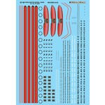 Micro Scale 60-90 N Scale - Chicago Burlington & Quincy F-Unit Diesels (1944-1970) Decals