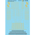 Micro Scale 60-95 N Scale - Chesapeake & Ohio Steam/Pere Marquette (1924-1961) Steam Locomotives / Includes Pere Marquette Decals