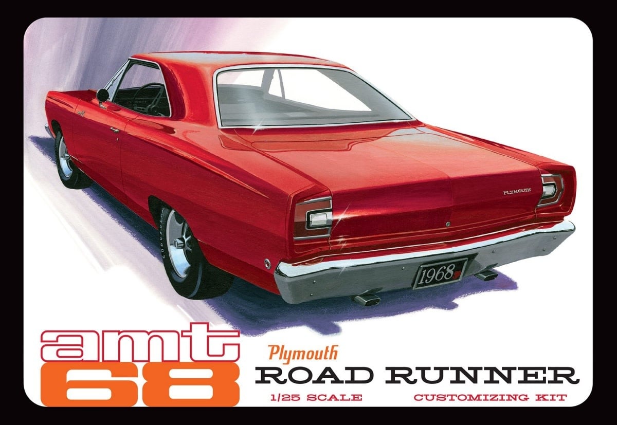 1363 1/25 1968 Plymouth Roadrunner Customizing Car