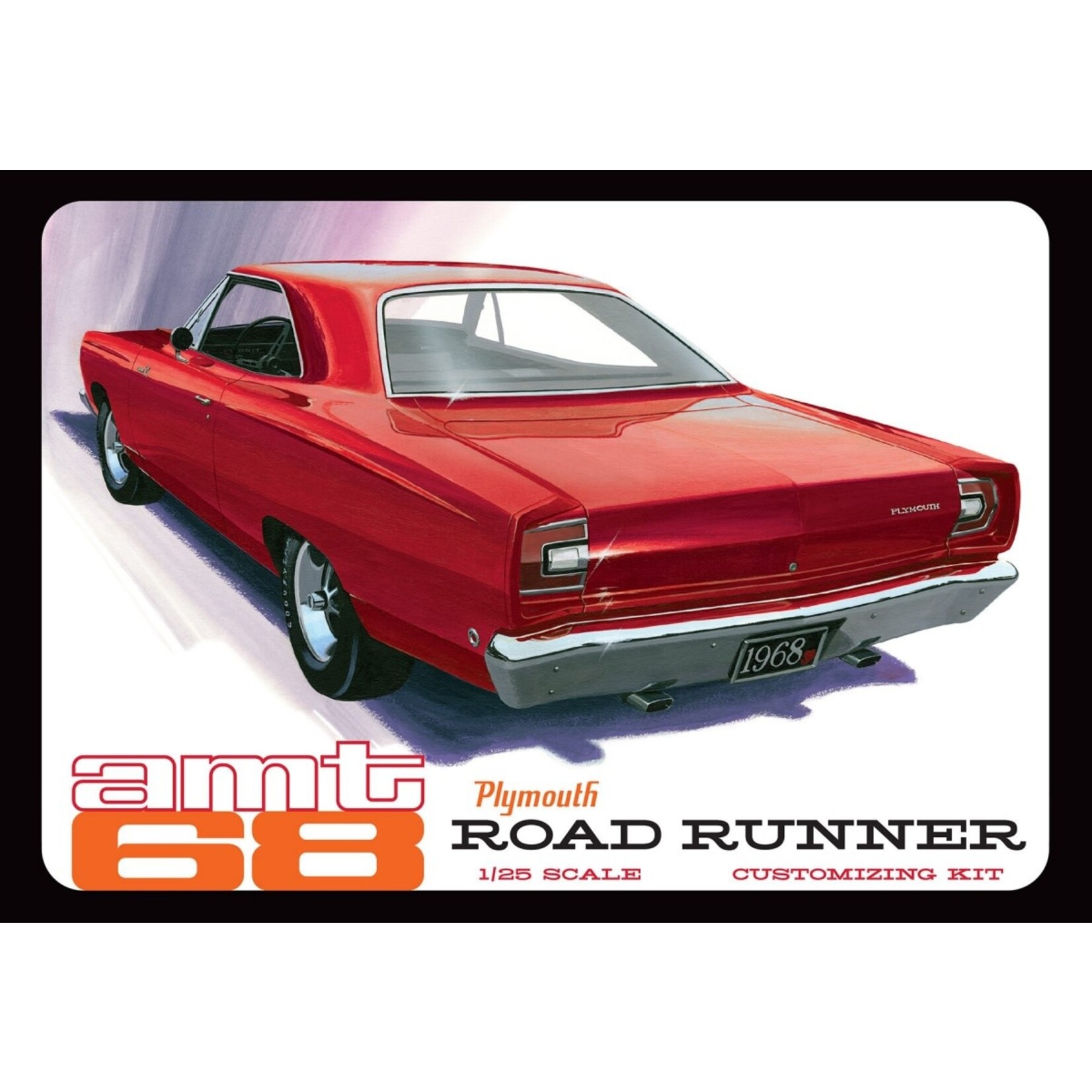AMT 1363 1/25 1968 Plymouth Roadrunner Customizing Car