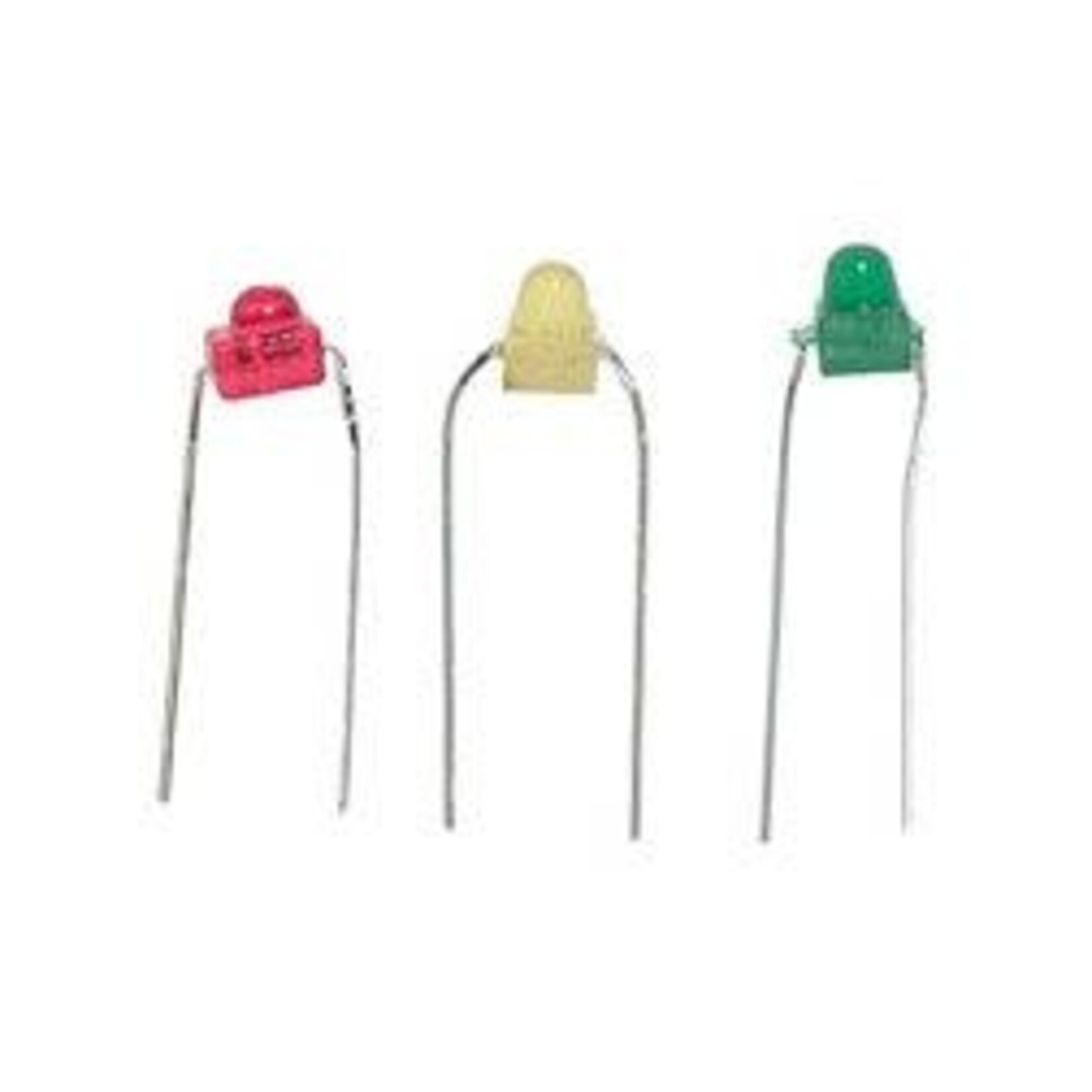 Miniatronics 12-000-18 1.5mm Red, Green, Yellow LEDs - 18 Pack w/Resistors