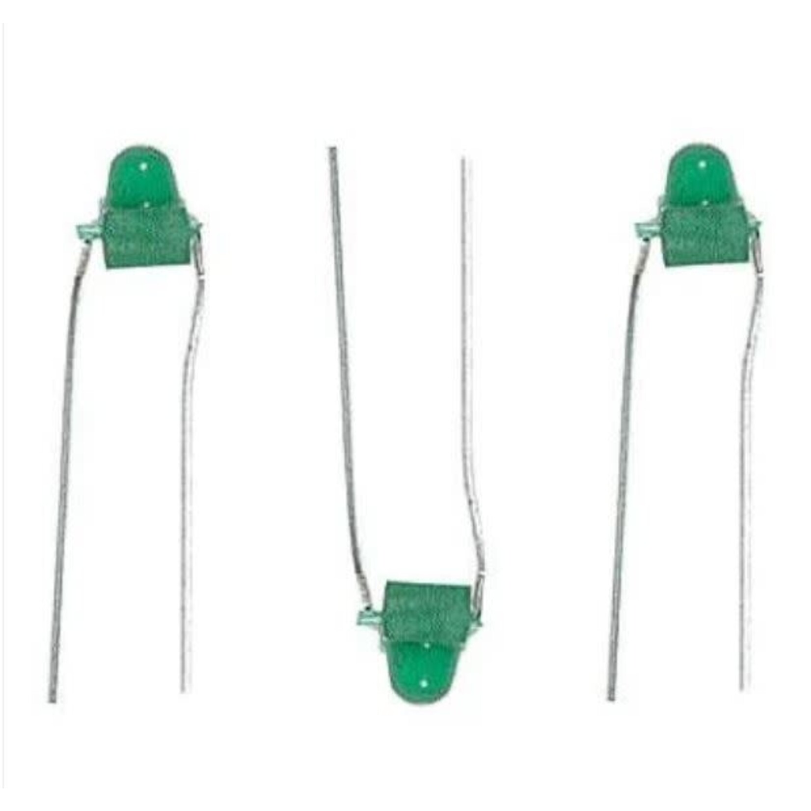 Miniatronics 12-002-12 1.5mm  Micro Mini Green LEDs - 12 Pack w/Resistors