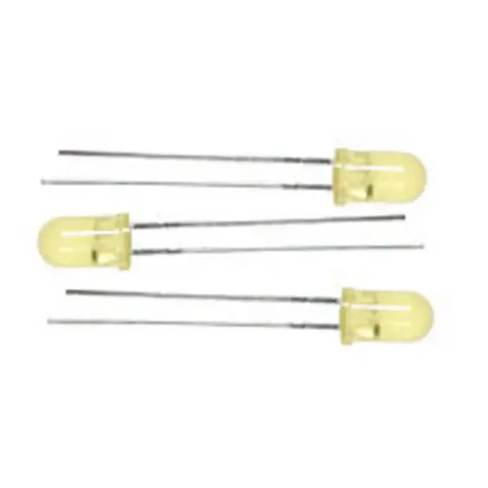 Miniatronics 12-153-3 5mm Blinker/Flasher Yellow LEDs - 3 Pack w/Resistors