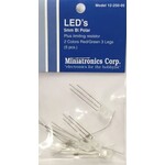 Miniatronics 12-250-05 5mm Bi Polar Red, Green LEDs - 5 Pack w/Resistors