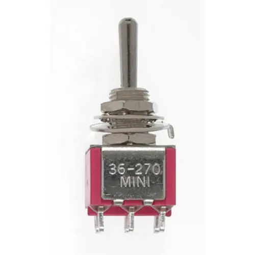 36-270-02 Toggle Switch DPDT 3AMP 120V Momentary - 2 Pack