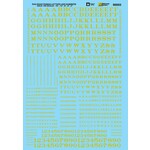 Micro Scale 70003 N Scale - Alphabets - Railroad Roman - Gold Decals