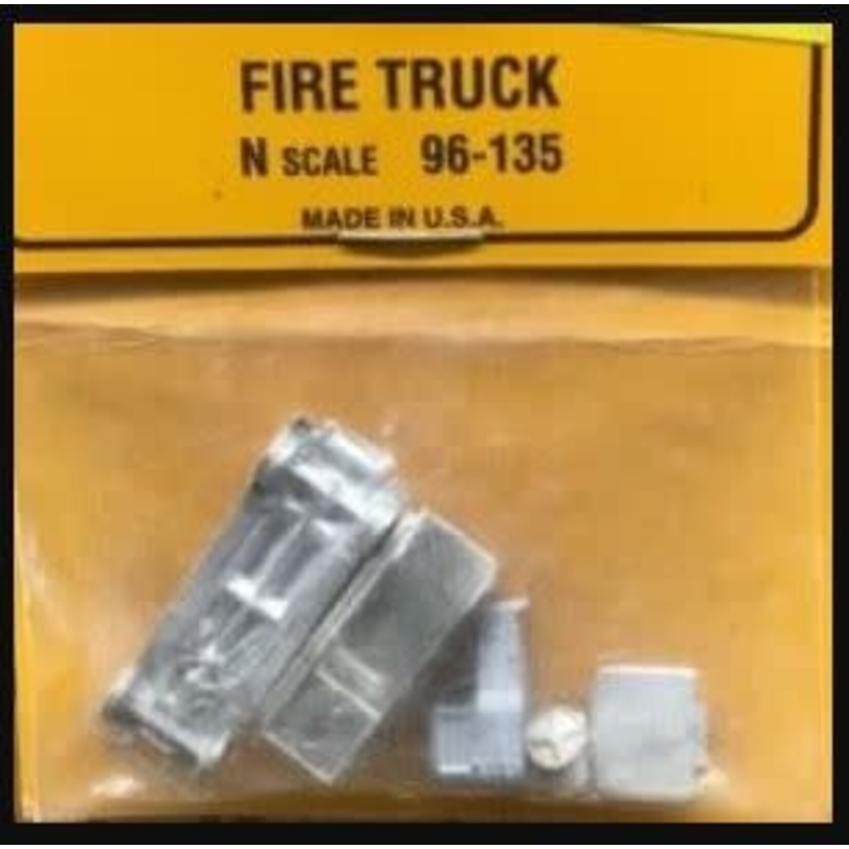 96-135 Wheel Works Fire Truck Metal Kit