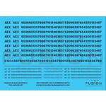 Fusion HO Scale AEX Freight Car Patches Decal Set