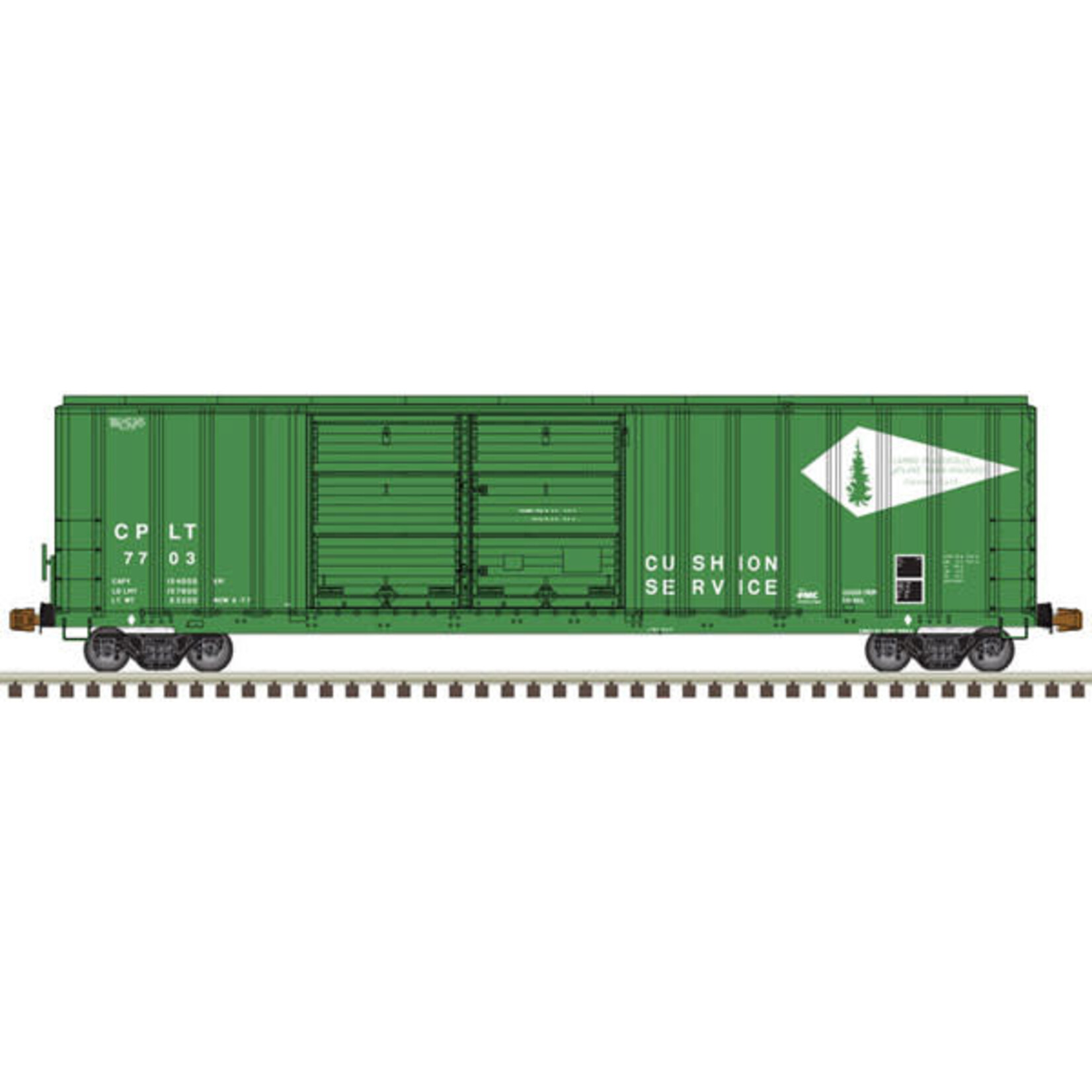 Atlas 20005867 HO FMC 5077 DD Box, CPLT #7715