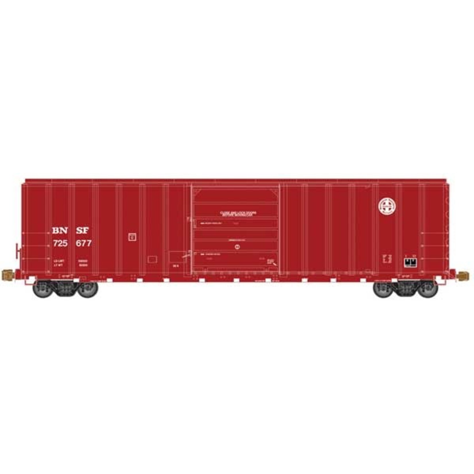 Atlas 20006204 BNSF 725712 (Brown/White)