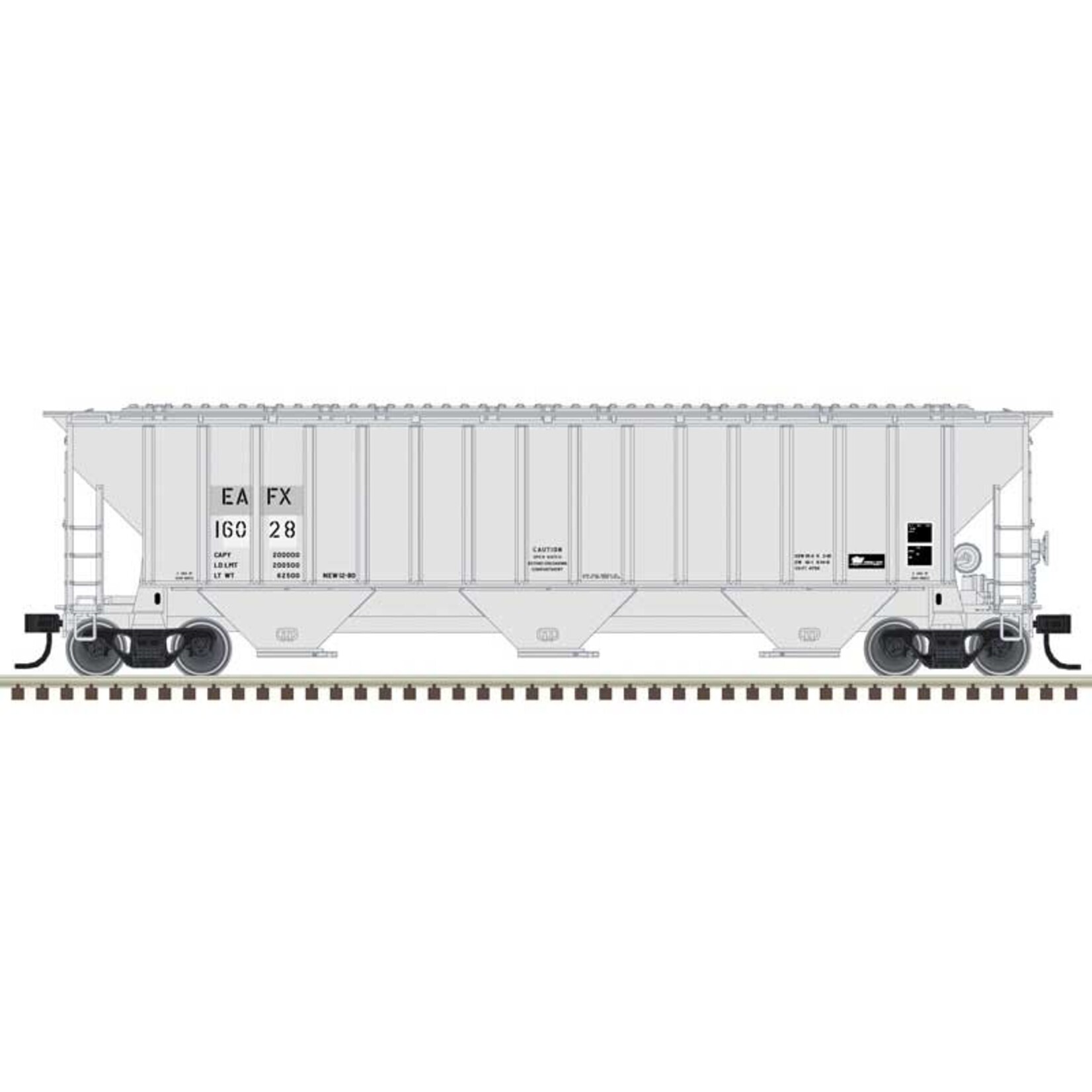 Atlas 20006647 HO Thrall 4750 Hopper Rail Logistics 16028