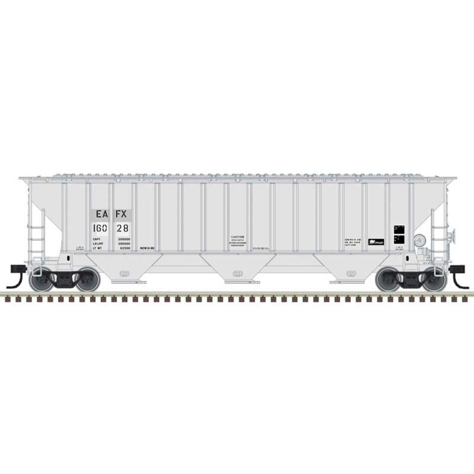 Atlas 20006649 HO Thrall 4750 Hopper Rail Logistics 16034