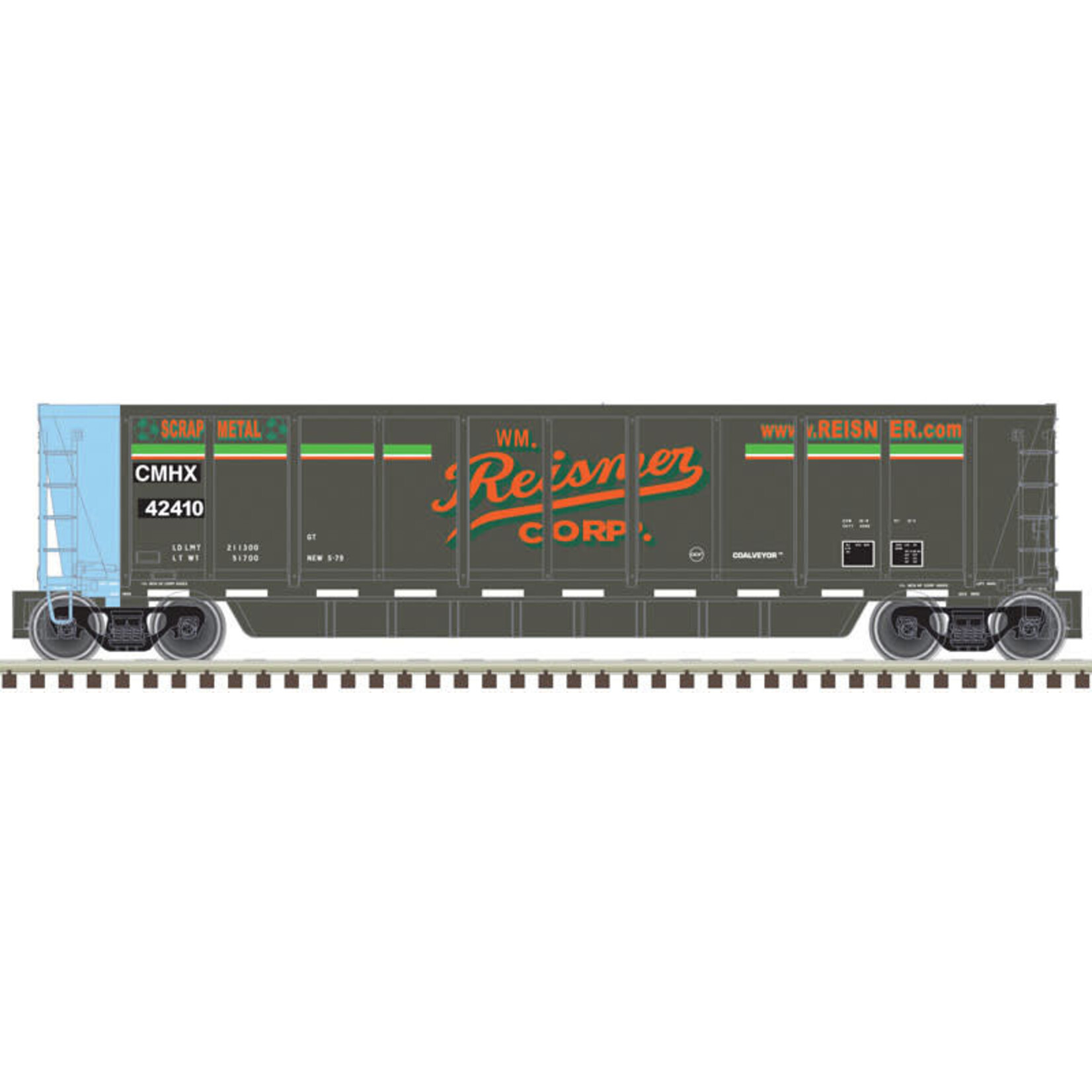 Atlas 20006681 HO Coalveyor Bathtub Gondola, CMHX #42410