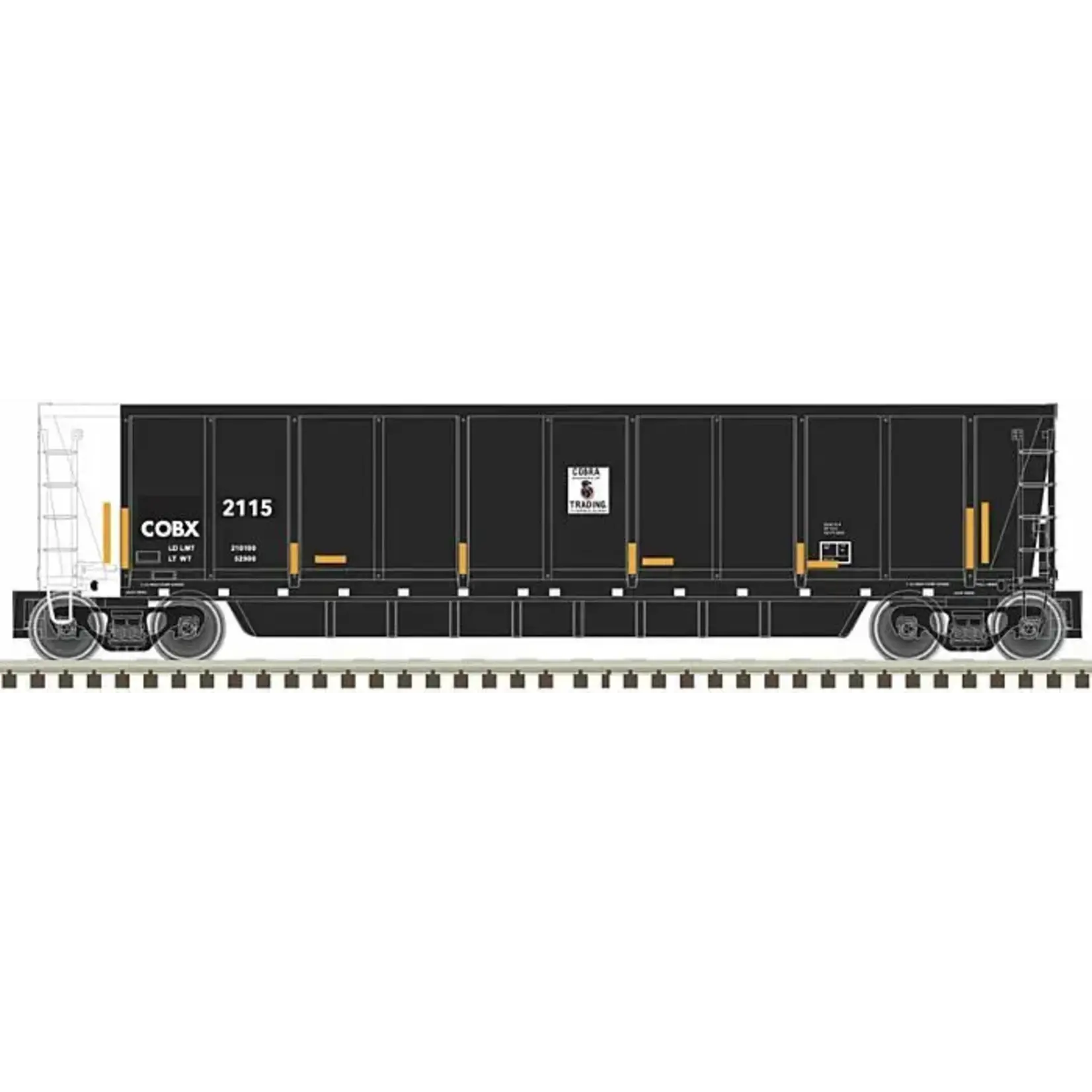 Atlas 20006684 HO Coalveyor Bathtub Gondola, COBX #4119