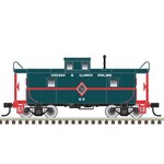Atlas 20006756 HO C&O Cupola Caboose Chicago &Illinois Midland 68