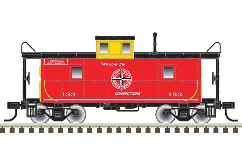 20006759 HO C&O Cupola Caboose Detroit Toledo & Ironton 133