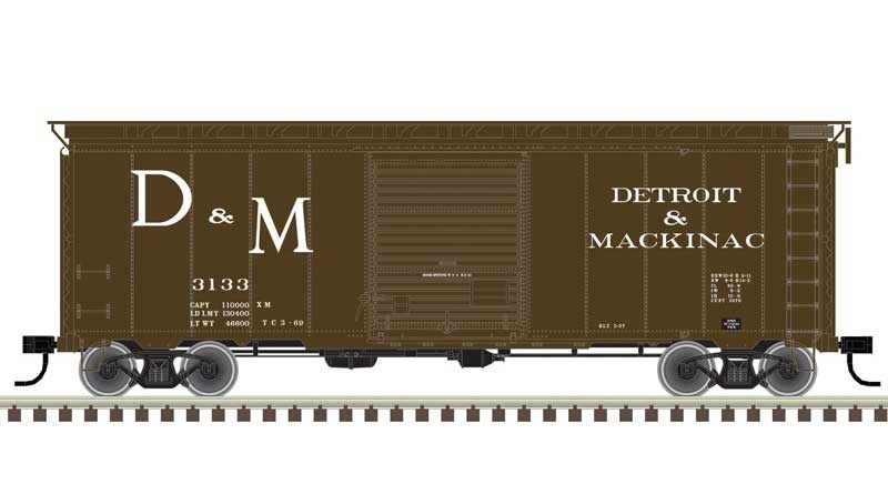 20006815 HO 40' Postwar Box Car D&M 3113