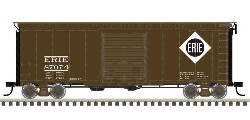 20006818 HO 40' Postwar Box Car Erie 87074