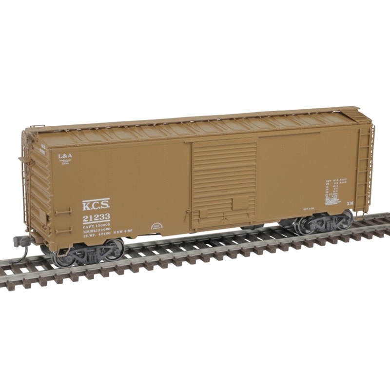 20006822 HO 40' Postwar Box Car Kansas City Southern 21233