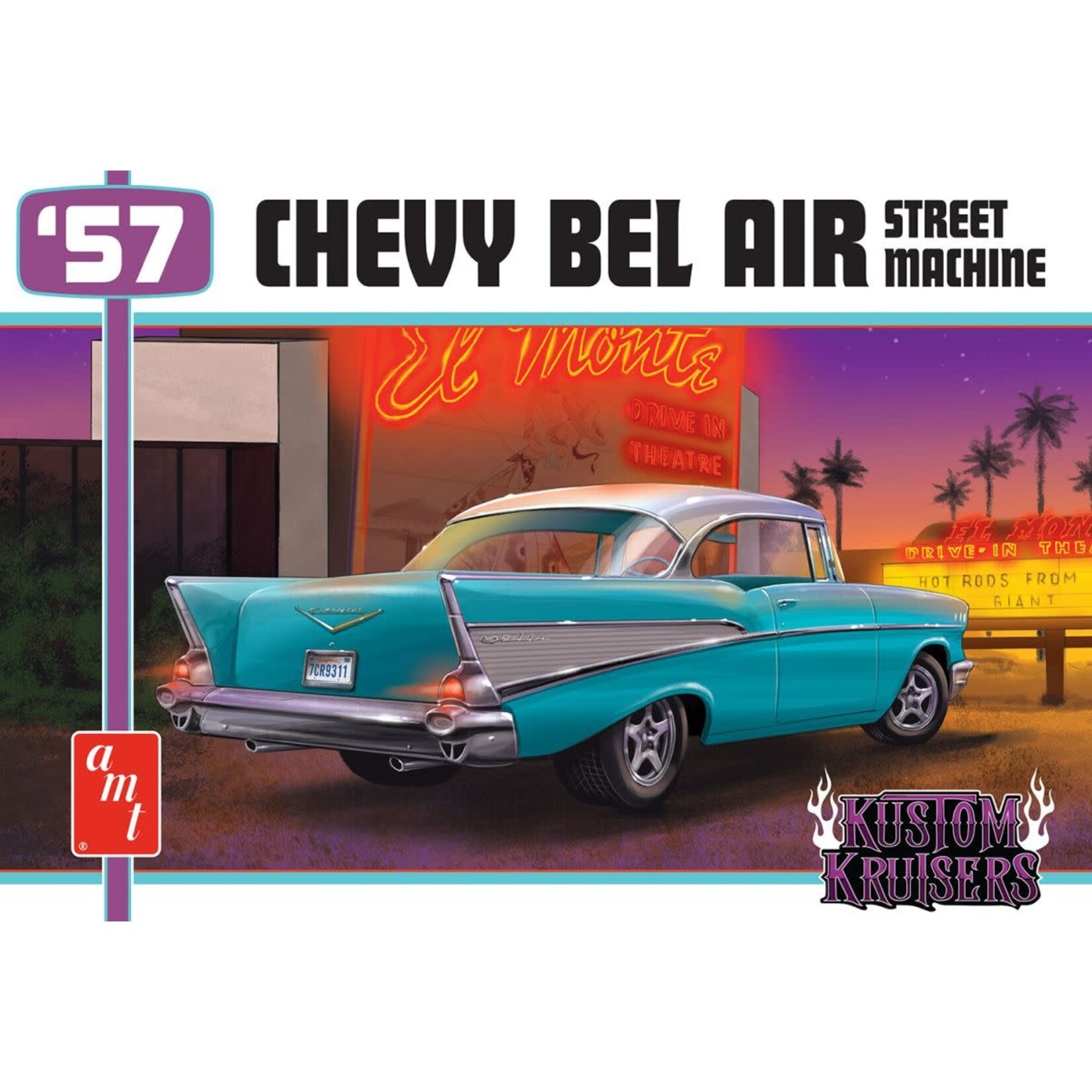 AMT 1460 1957 Chevy Bel Air Street Machine Skill 2