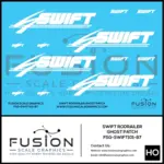 Fusion HO Scale Swift Rodrailer Ghost Patch Decals