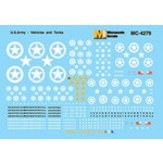 Micro Scale MC-4279 HO Scale - US Army Armor, Jeeps, etc. (1940s+) Decals