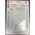 Micro Scale 60-1211 N Scale - Maersk Sealand SD40-2 and SDP40F Diesels 2002 Decals