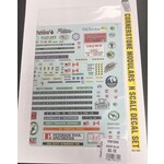 Walthers 938-1000 N Scale Cornerstone Decal Set - Signs & Advertising