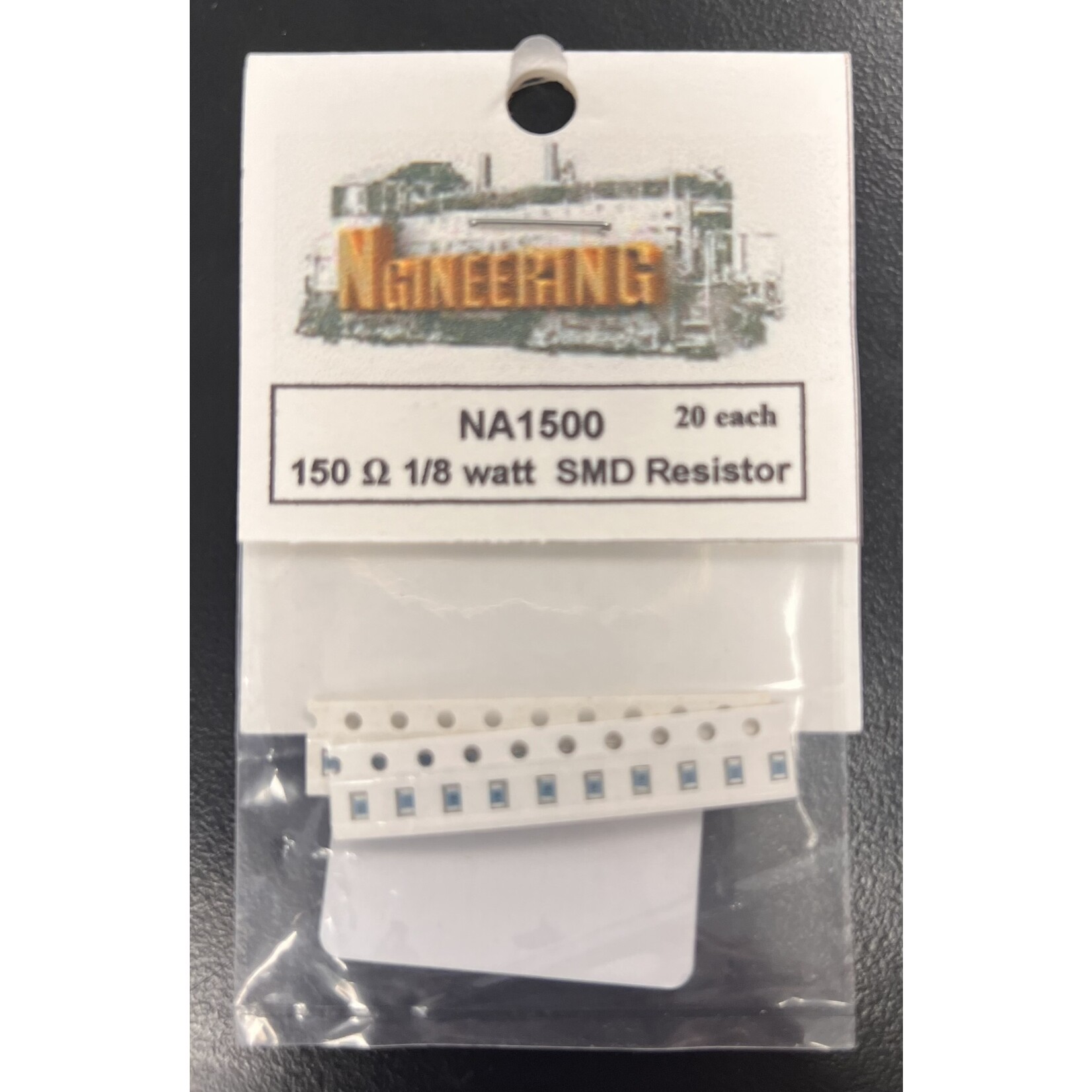 Ngineering NA1500 1/8-Watt 150-Ohm SMD Resistor - 20 Pack