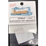 Ngineering N1044-5 Subminiature LED Signal Green - 5 Pack