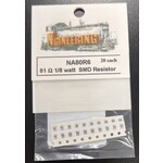 Ngineering NA80R6 1/8-Watt 81-Ohm SMD Resistor - 20 Pack