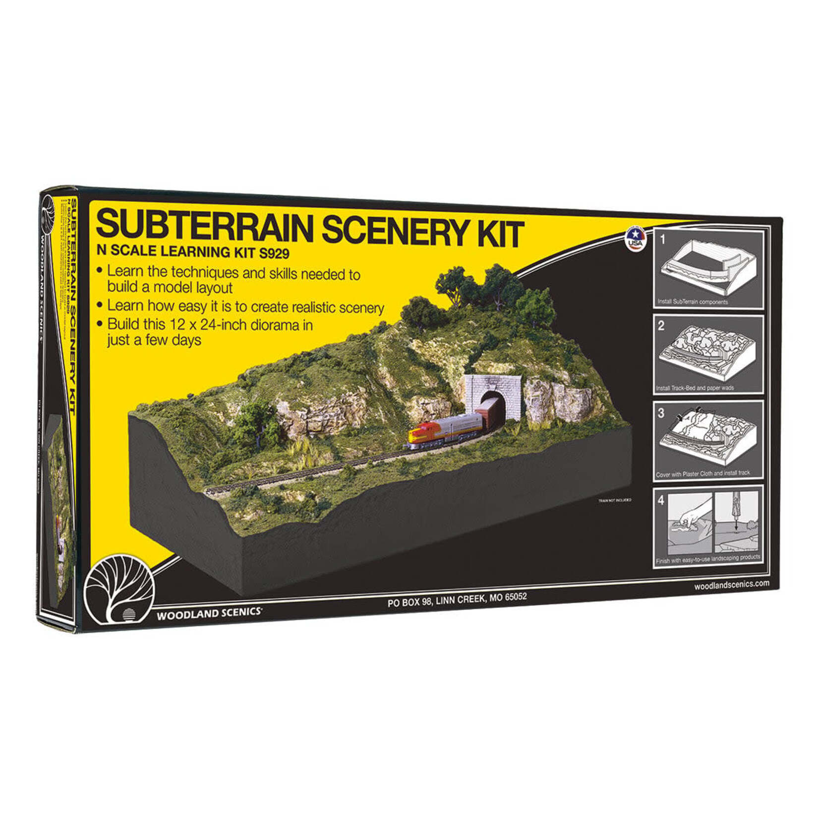 Woodland Scenics 929 SubTerrain Scenery Learning Kit