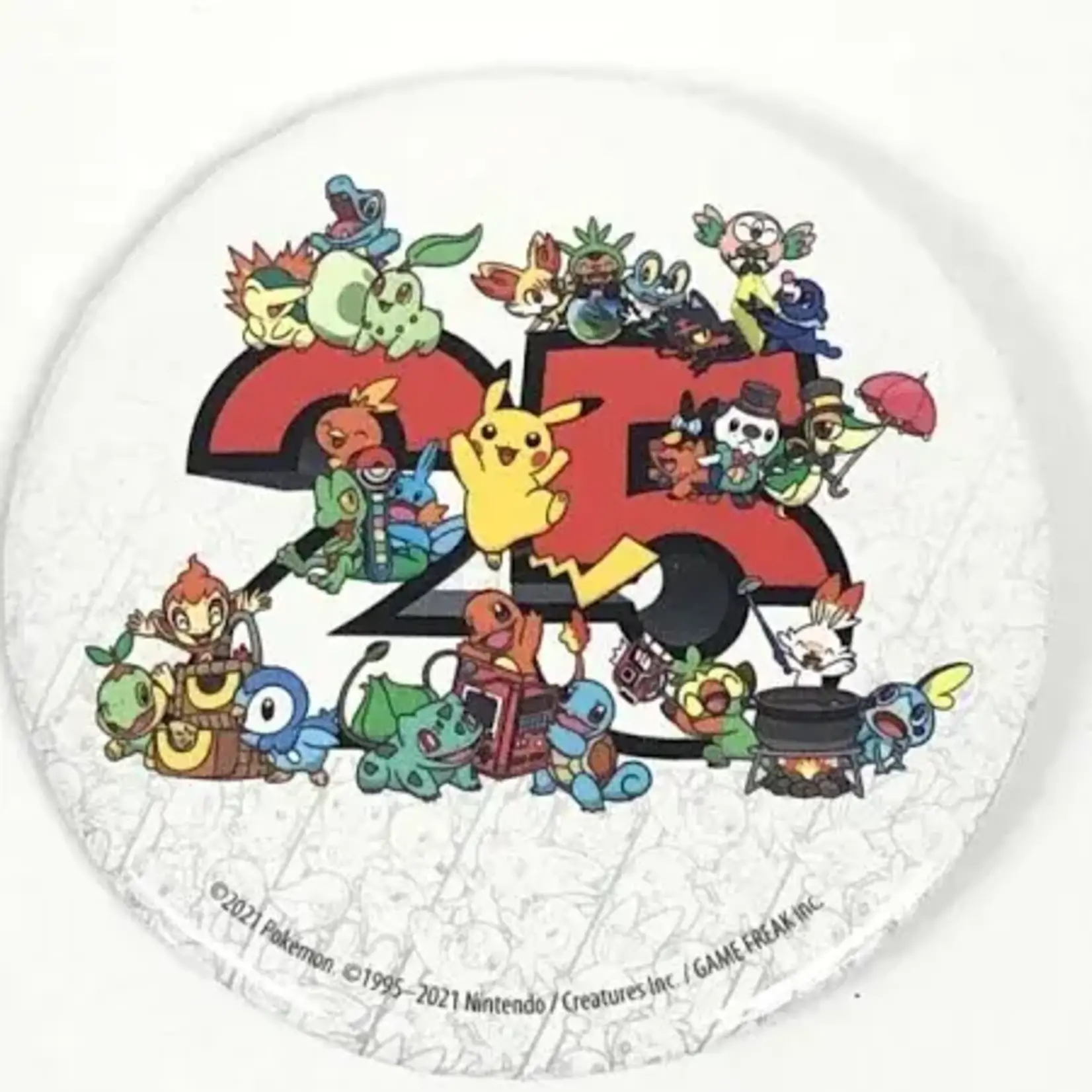 Pokemon Pokemon 25th Anniversary Promo Button Pin