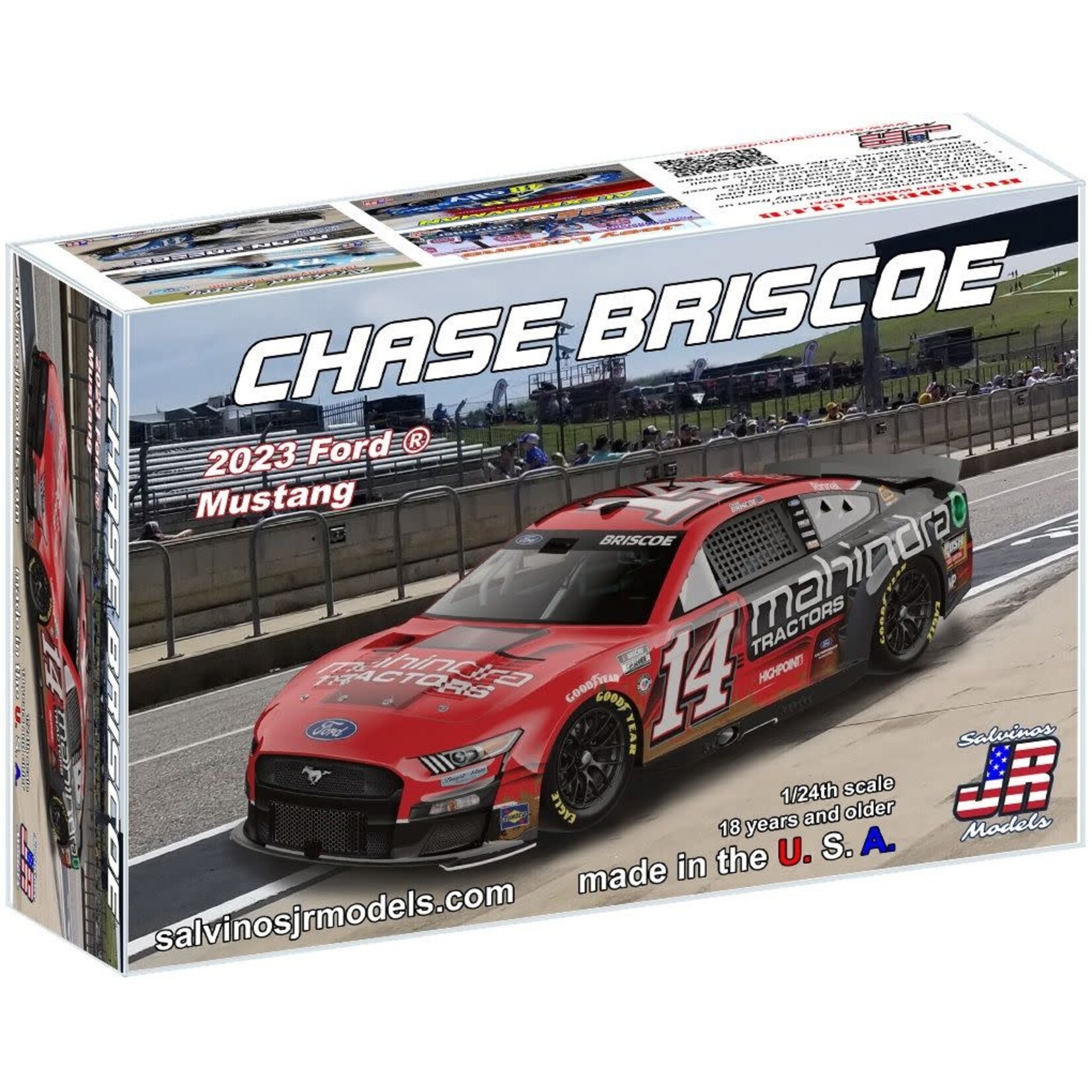 Salvinos 46133 1/24 Stewart Haas Racing Chase Briscoe 2023 Mustang Mahinda