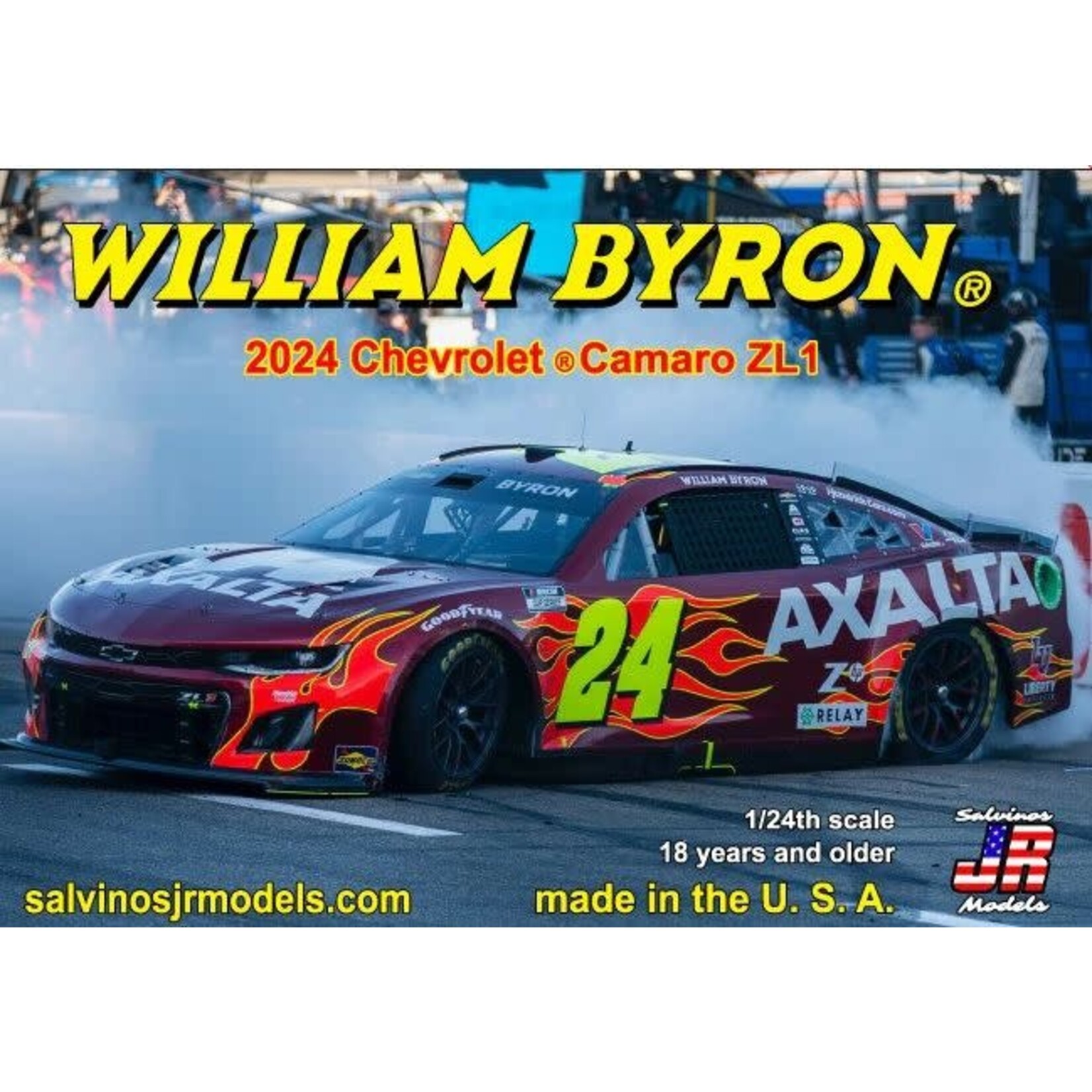 Salvinos 46316 1/24 Hendrick Motorsports 2024 William Byron Camaro Martinsville