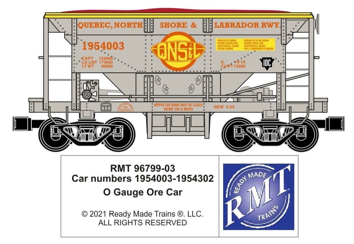 9679903 O Ore Car QNS&L