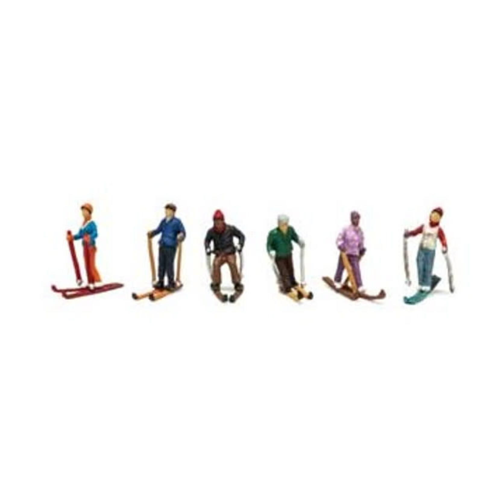 Woodland Scenics 1967 HO Snow Skiers