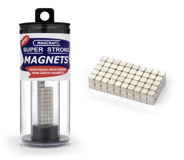 570 Rear Earth Cube Magnets - 100 count 1/8"