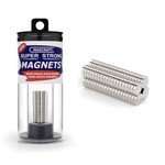 Magcraft 657 Rare Earth Disc Magnets - 80 count 1/4"x1/16"