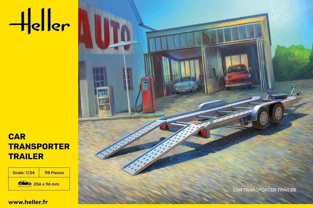 80774 1/24 Car Transporter Trailer
