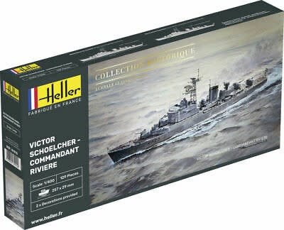 81015 1/400 Victor Schoelcher Commandant Riviere French Figate