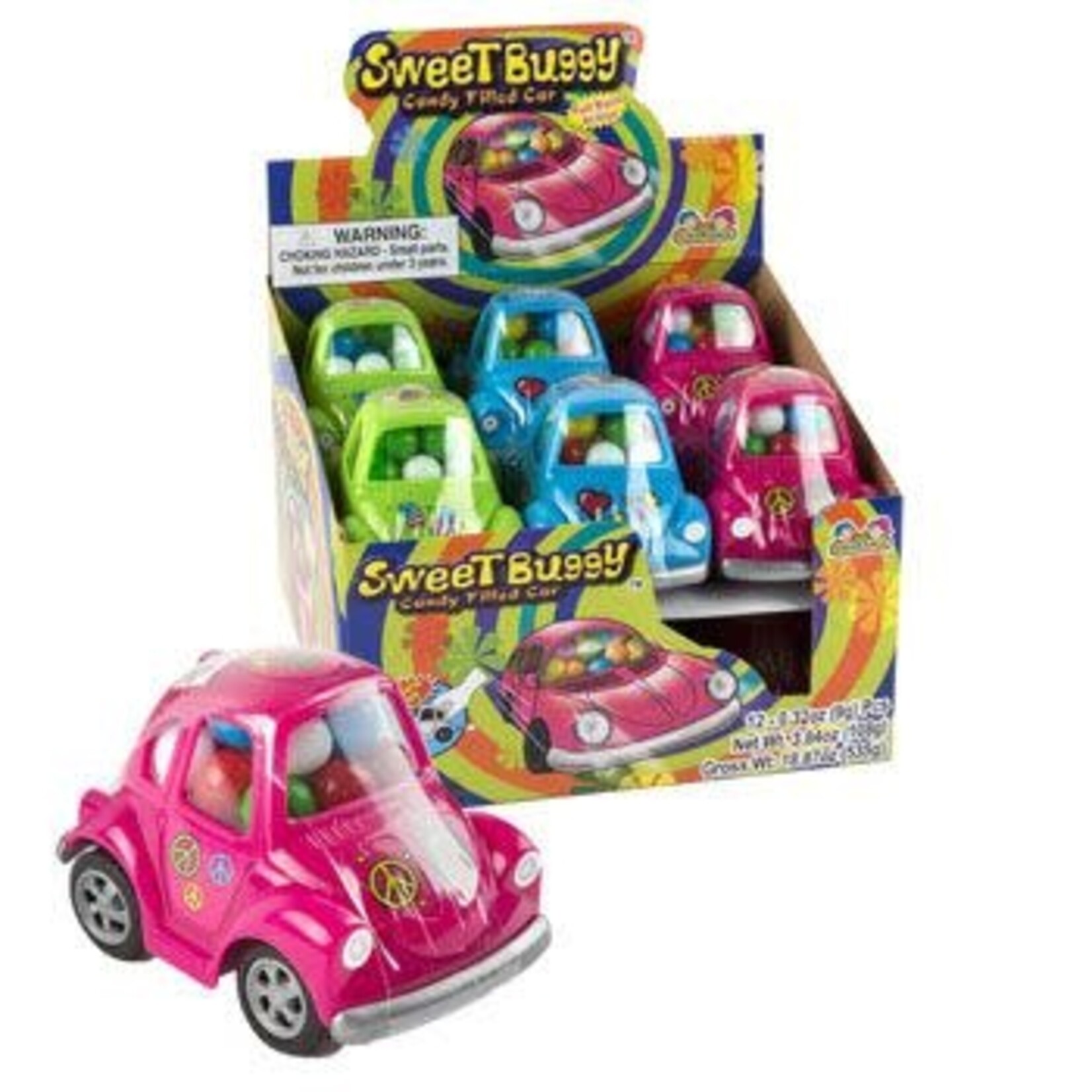 Candy Sweet Buggy Candy Filled Pull Back Car