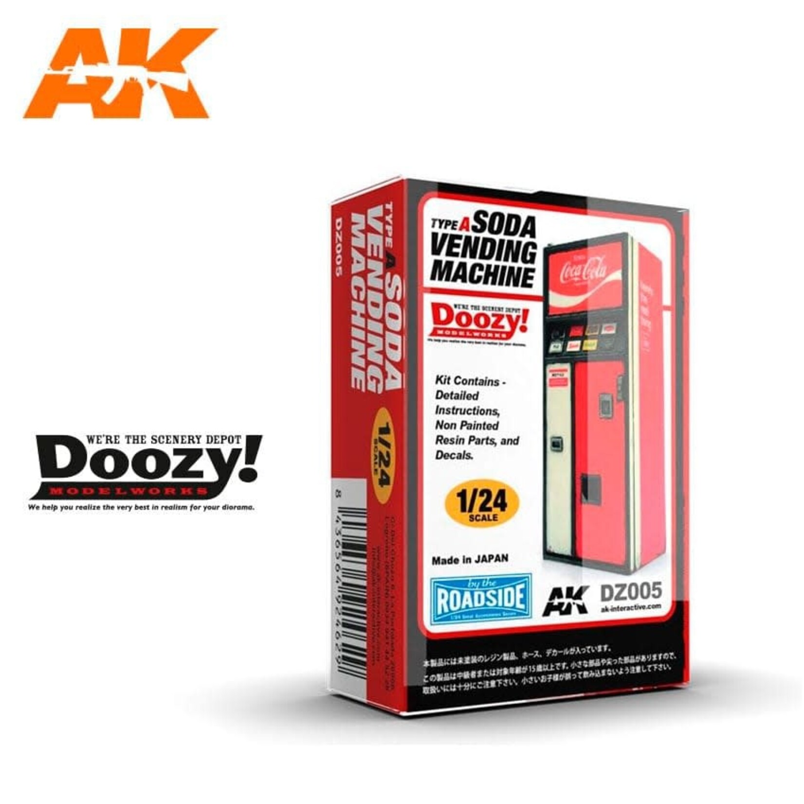 AK Doozy 005 1/24 Soda Vending Machine Type A Kit